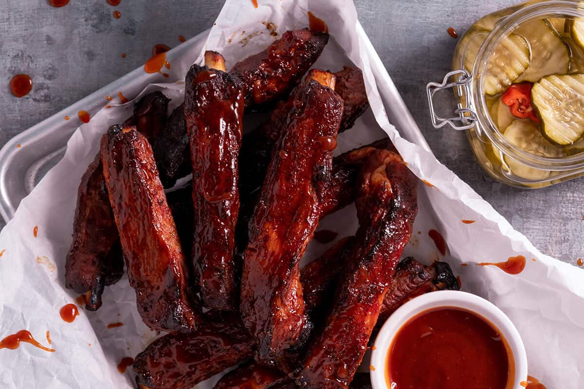 Pickle-brined Smoked Pork Rib Wings | Prairie Fresh